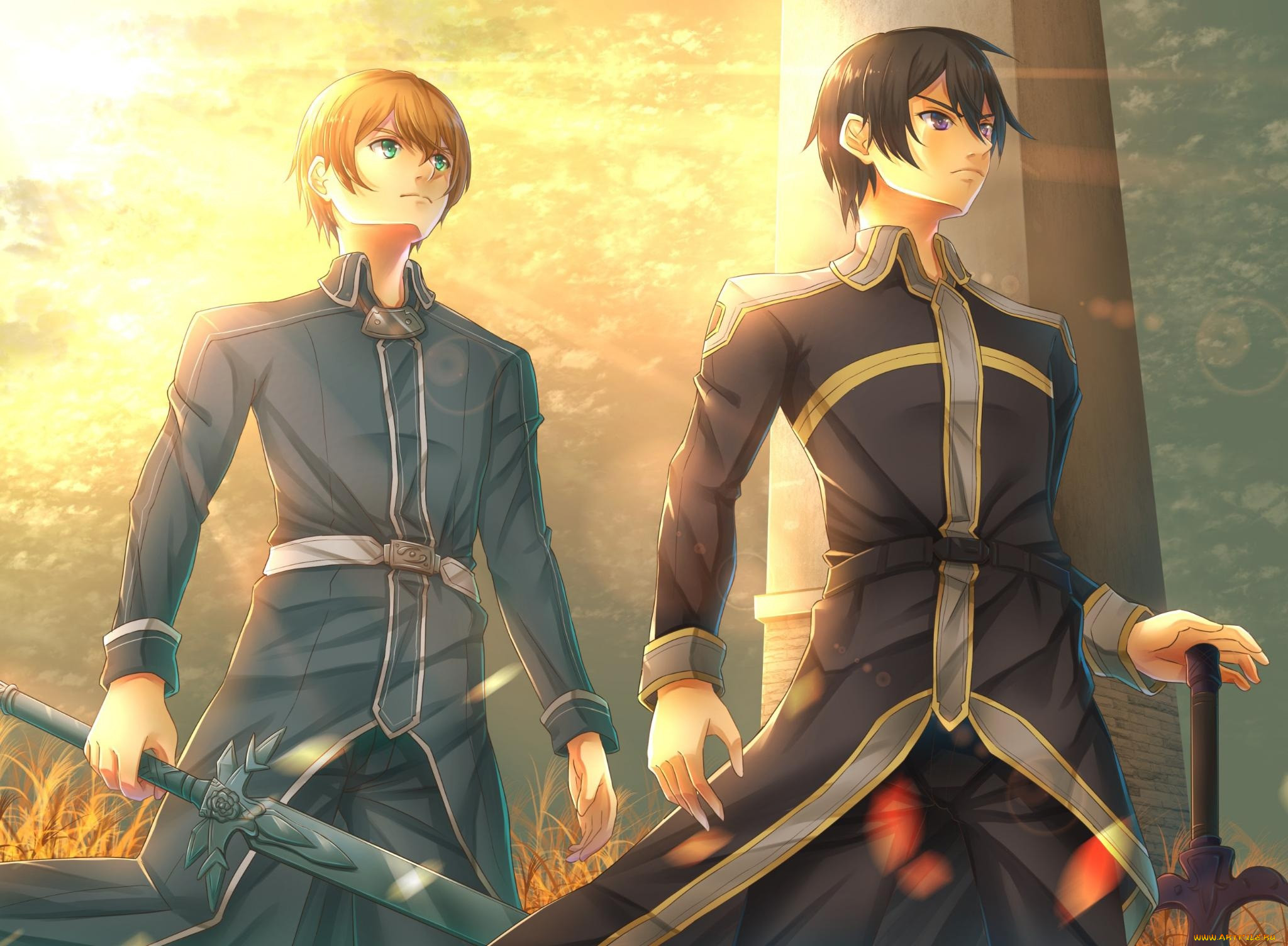 , sword art online, , , , kirito, kirigaya kadzuto, armin, ?????